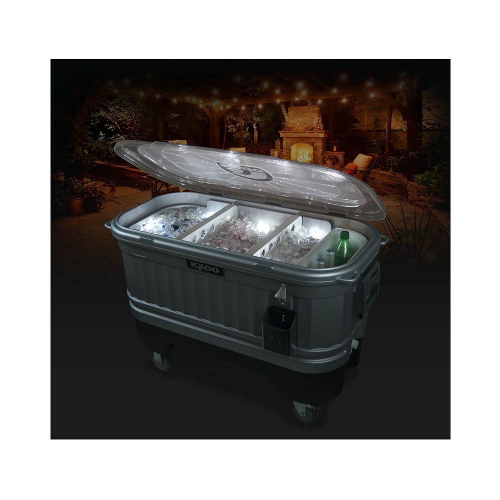 Igloo party cooler with lights new arrivals
